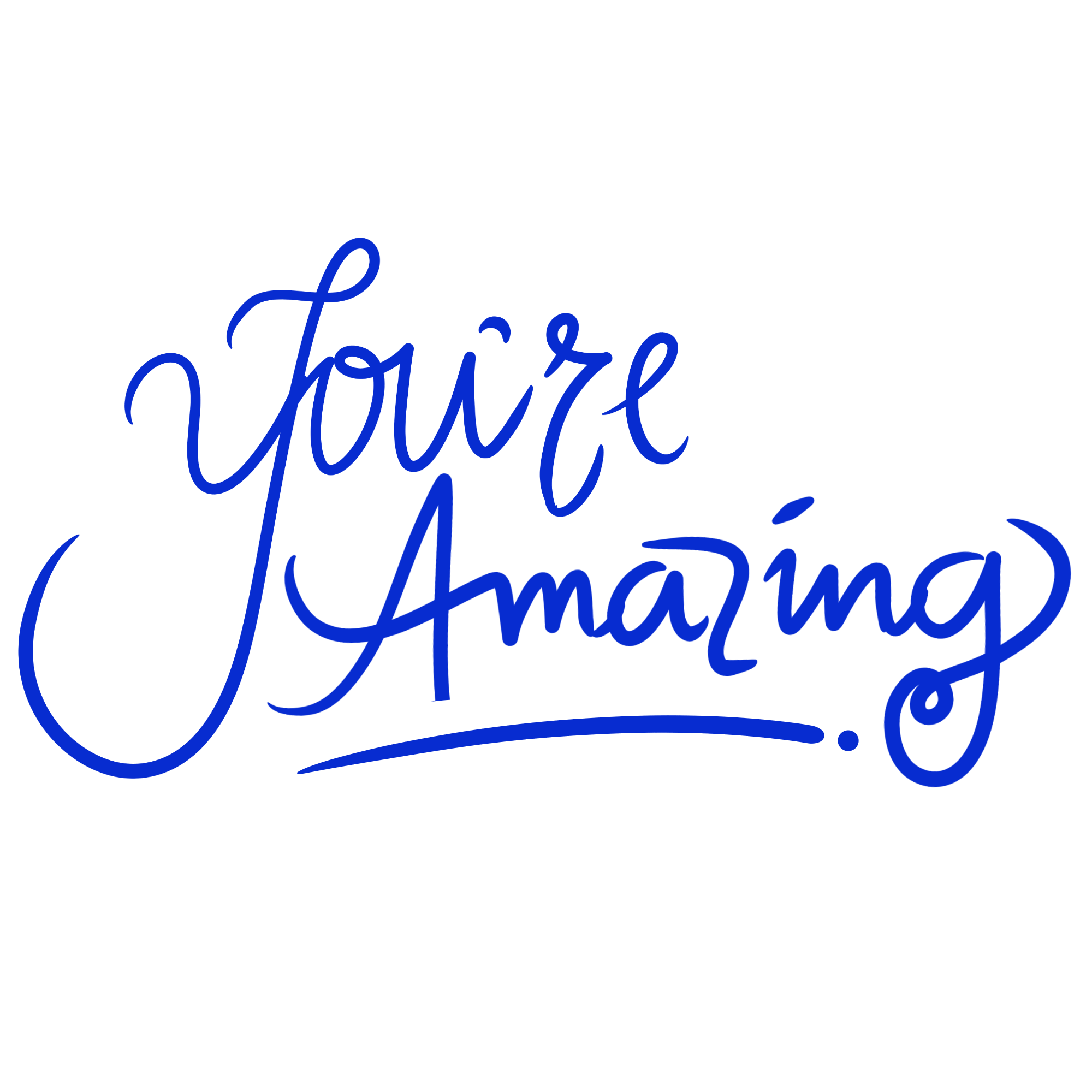 —Pngtree—handwriting you are amazing_6594957.png