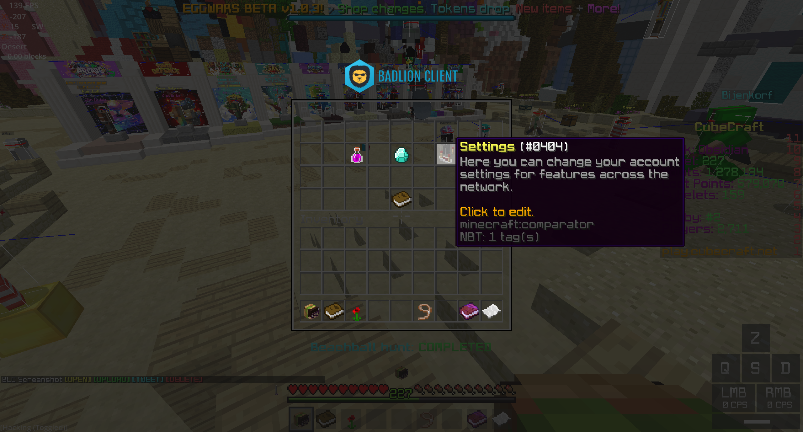 All Networks The Option To Disable Private Messages Cubecraft Games
