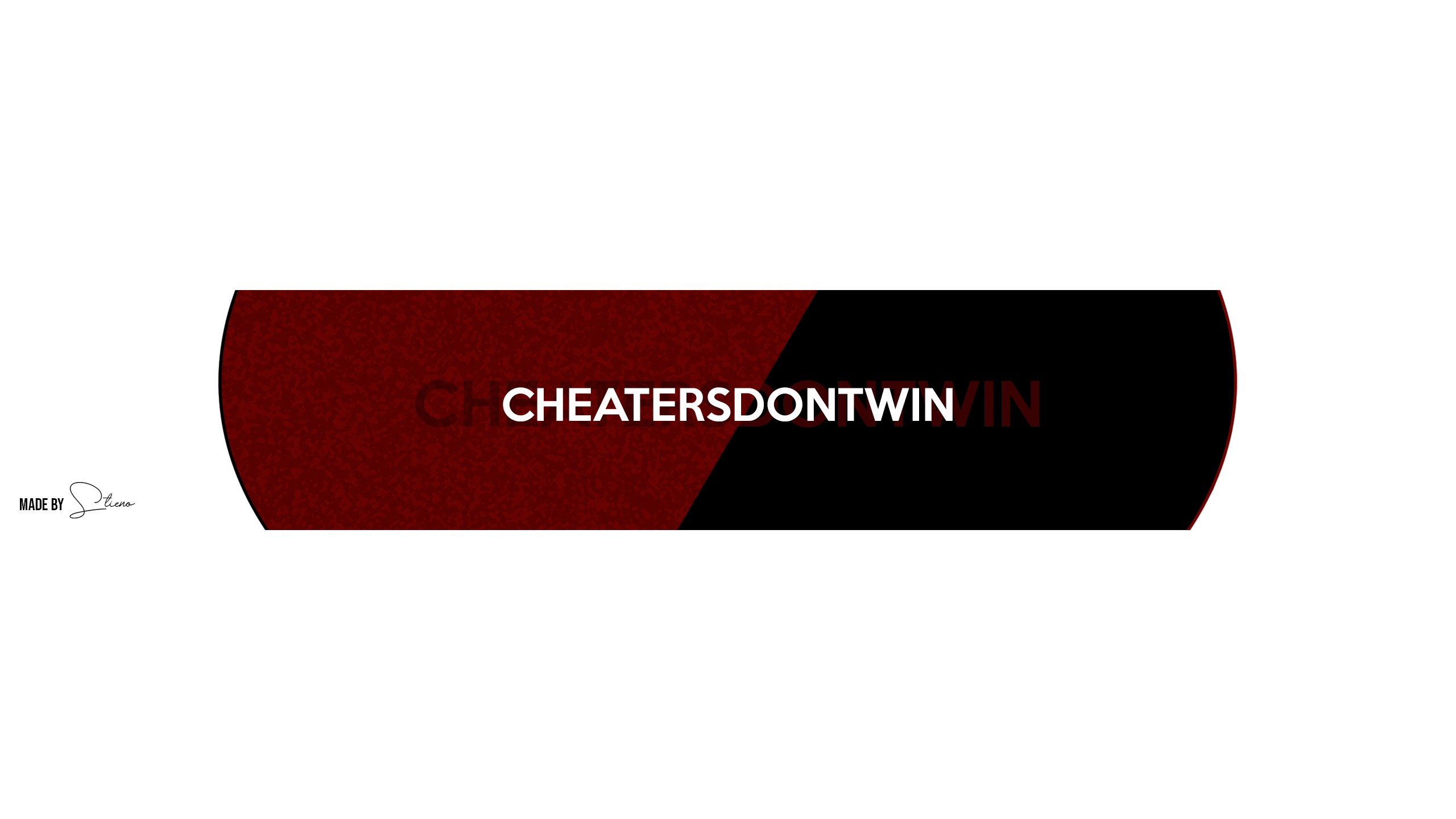 Artwork Youtube Banner Red Black Cubecraft Games