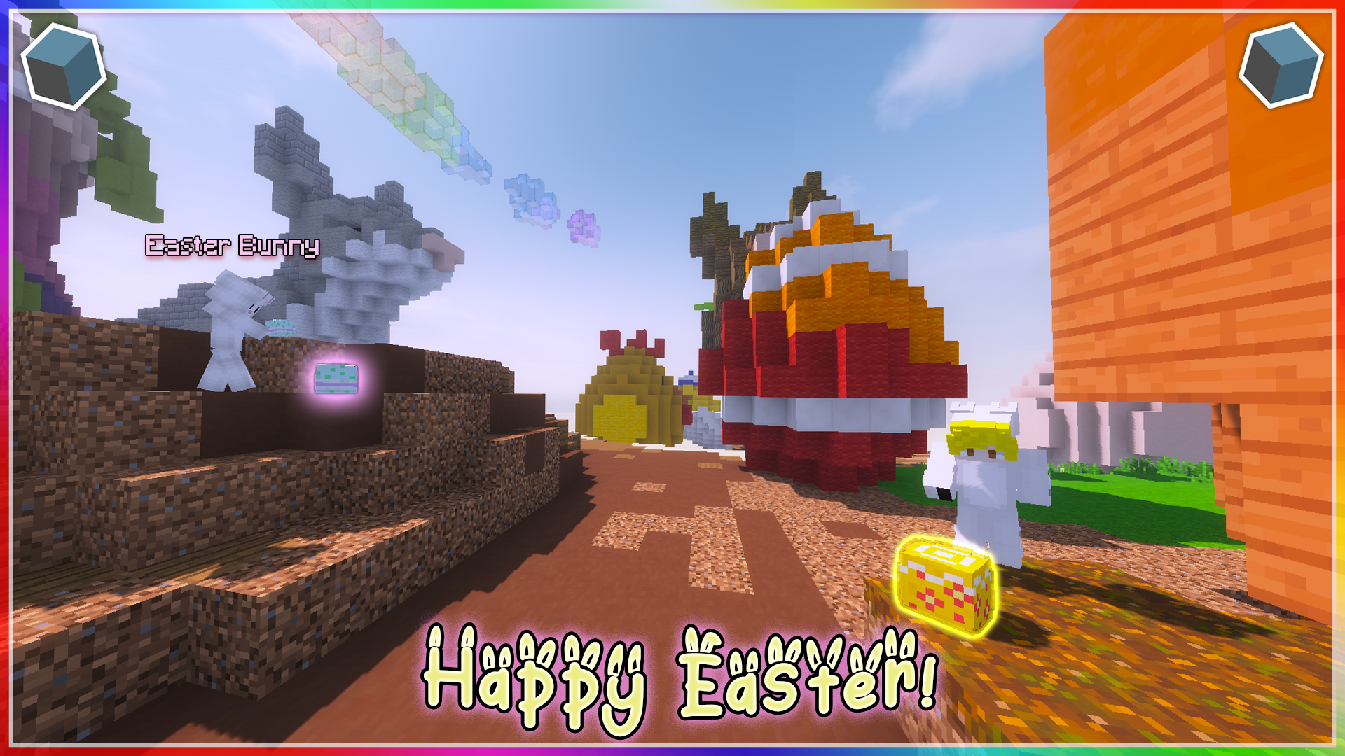 CubeCraft Easter Selfie.png