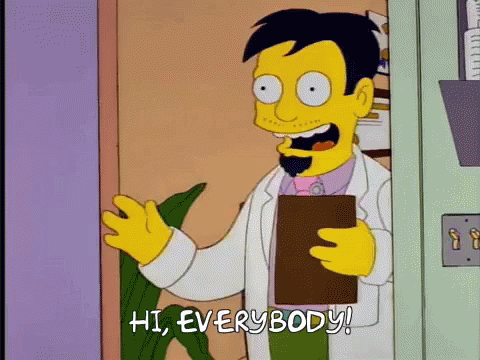 Simpsons, Hi Everybody! gif ^_^