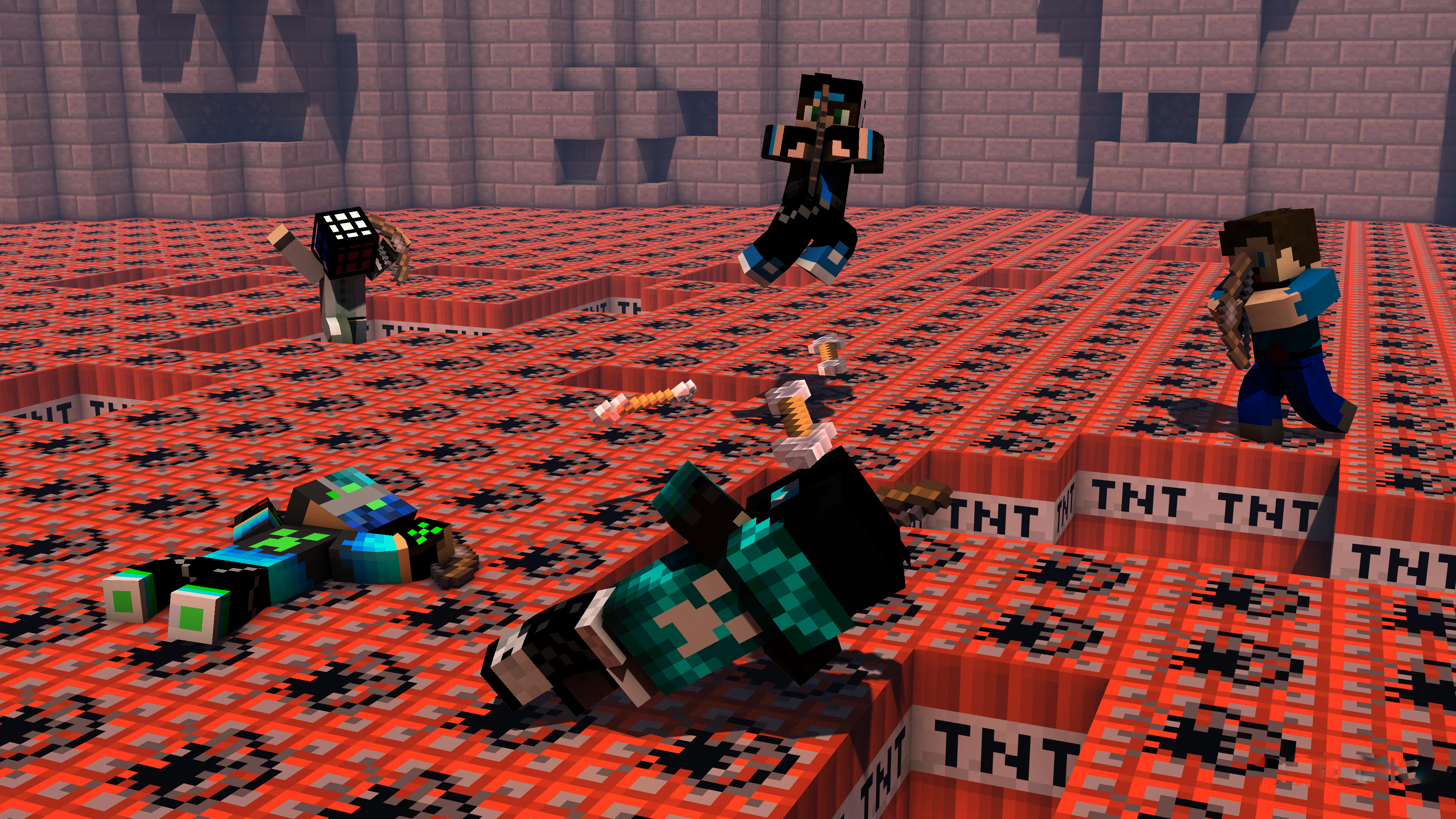 Minecraft run. Тинти РАН. ТНТ РАН. ТНТ РАН В МАЙНКРАФТЕ. ТНТ РАН превью.