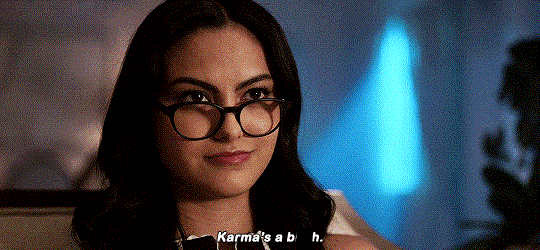 karma is a b cube friendly.gif