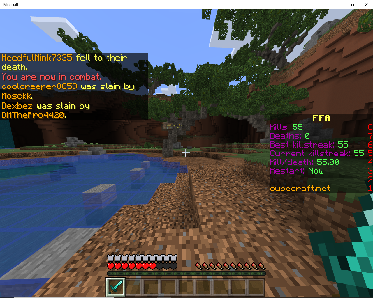 Ffa Killstreak Leaderboard Bedrock Edition Cubecraft Games