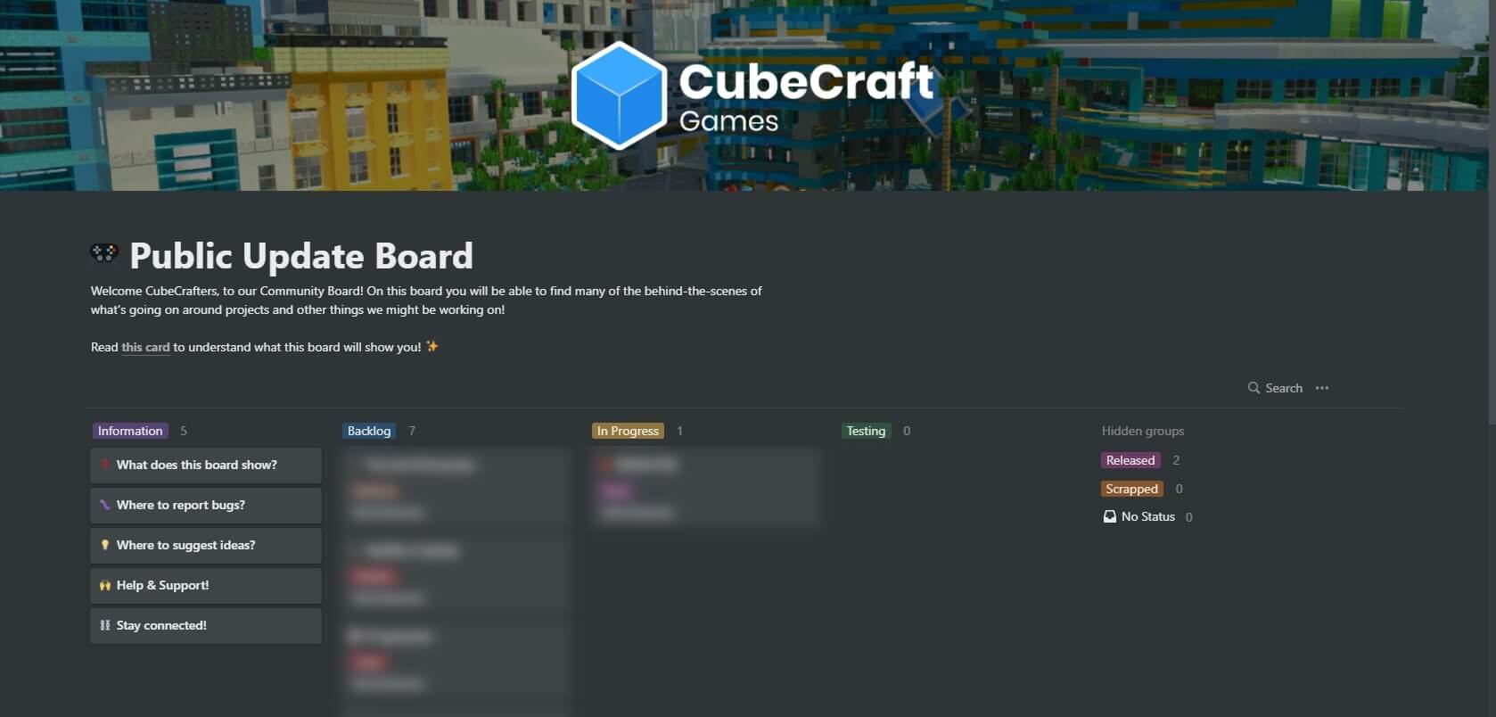 cubecraft new update