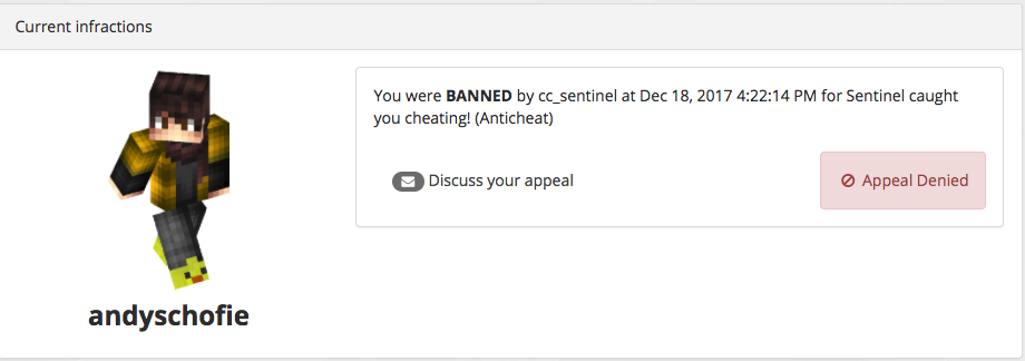 Sentinel appeal button on a denied player appeal.png