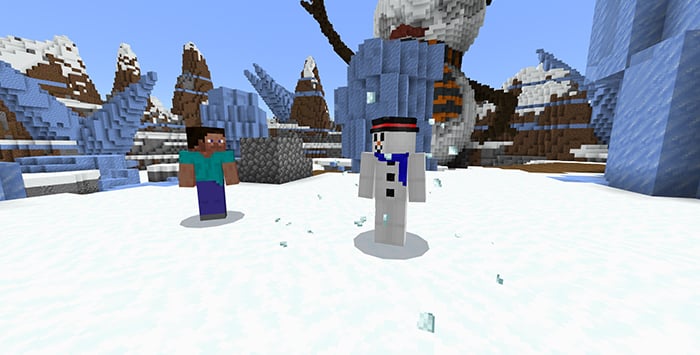 Starting stage - Snowman Survival - Bedrock.jpg