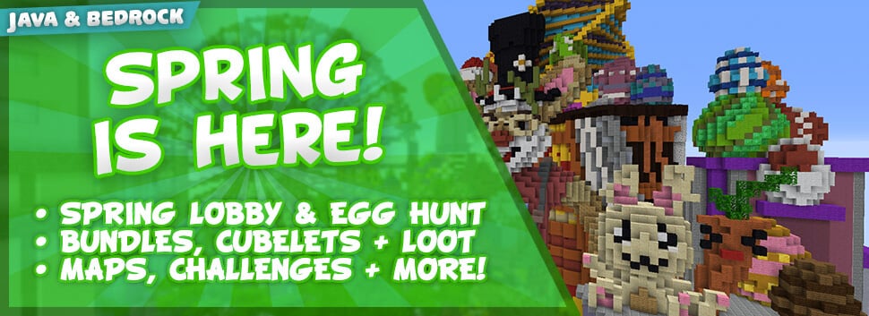 Spring Is Here Lobby Egg Hunt Maps Bundles Cubelets More Cubecraft Games